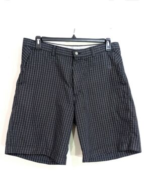 Callaway X Series Shorts - Black & White Plaid - Size 36 Mens